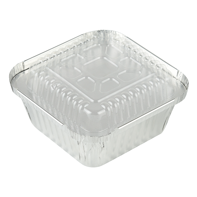 200 ml récipient de papier d'aluminium oblong IK101