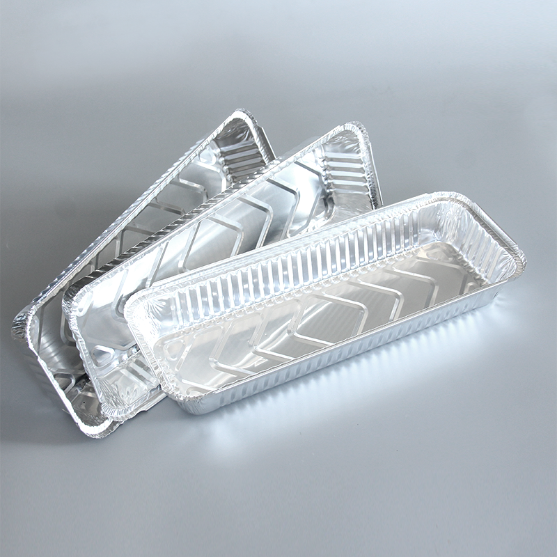 1400 ml Récipient d'aluminium oblong IK350