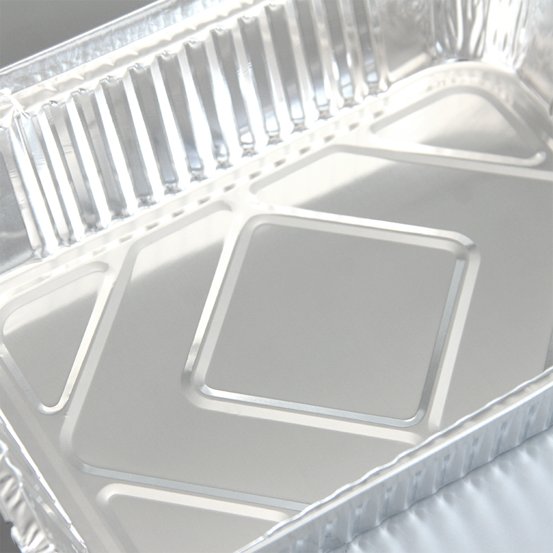 1900 ml Récipient de papier d'aluminium oblong IK260