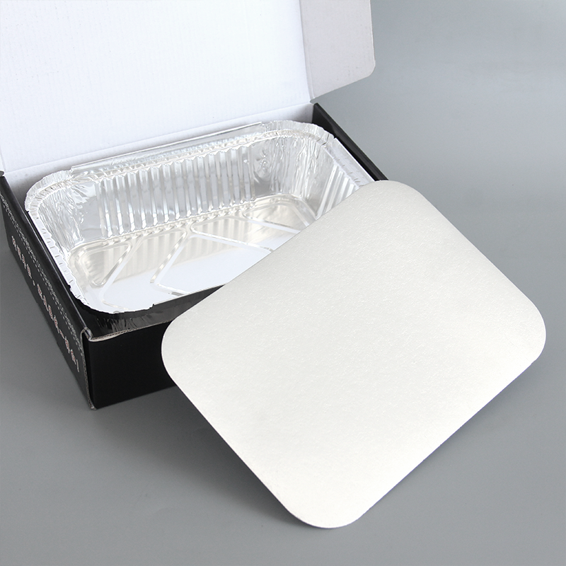 1900 ml Récipient de papier d'aluminium oblong IK260